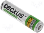 Акумулаторна батерия ACCU-R3/800HTR Акумулаторна батерия:Ni-MH; AAA,R3; 1,2V; 800mAh